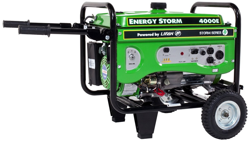 Lifan 4000E Watt 7HP Portable Generator Electric Start